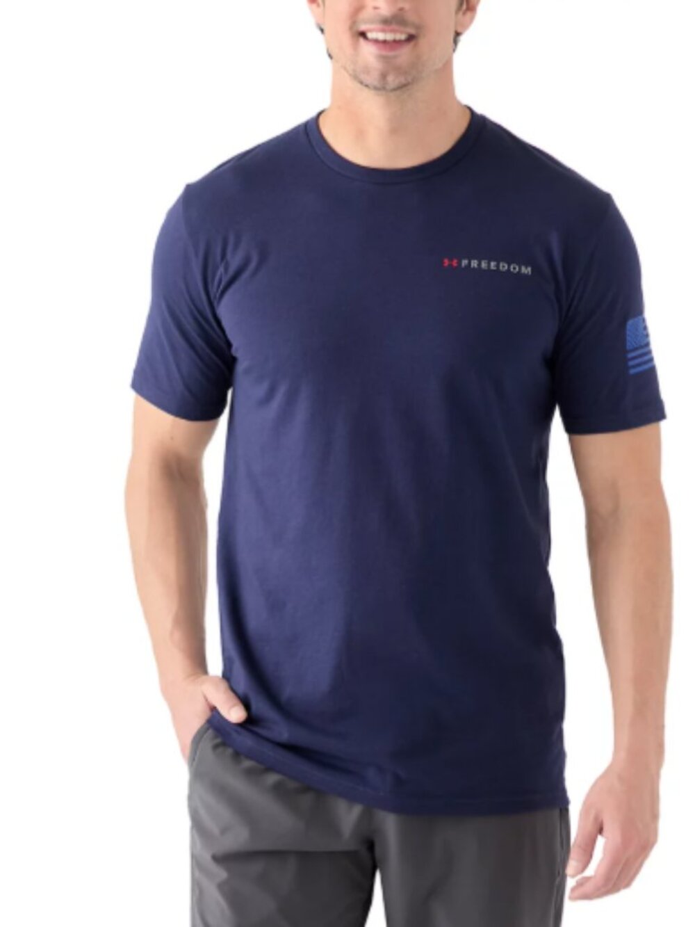 Under Armour Freedom Banner Graphic T-Shirt - Size XL